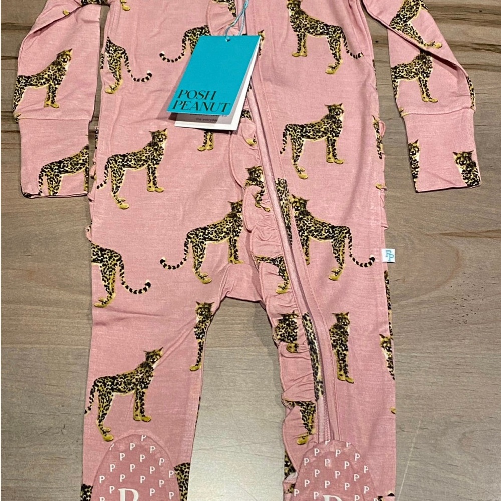 Posh Peanut 6-9 Mara Ruffled Footie